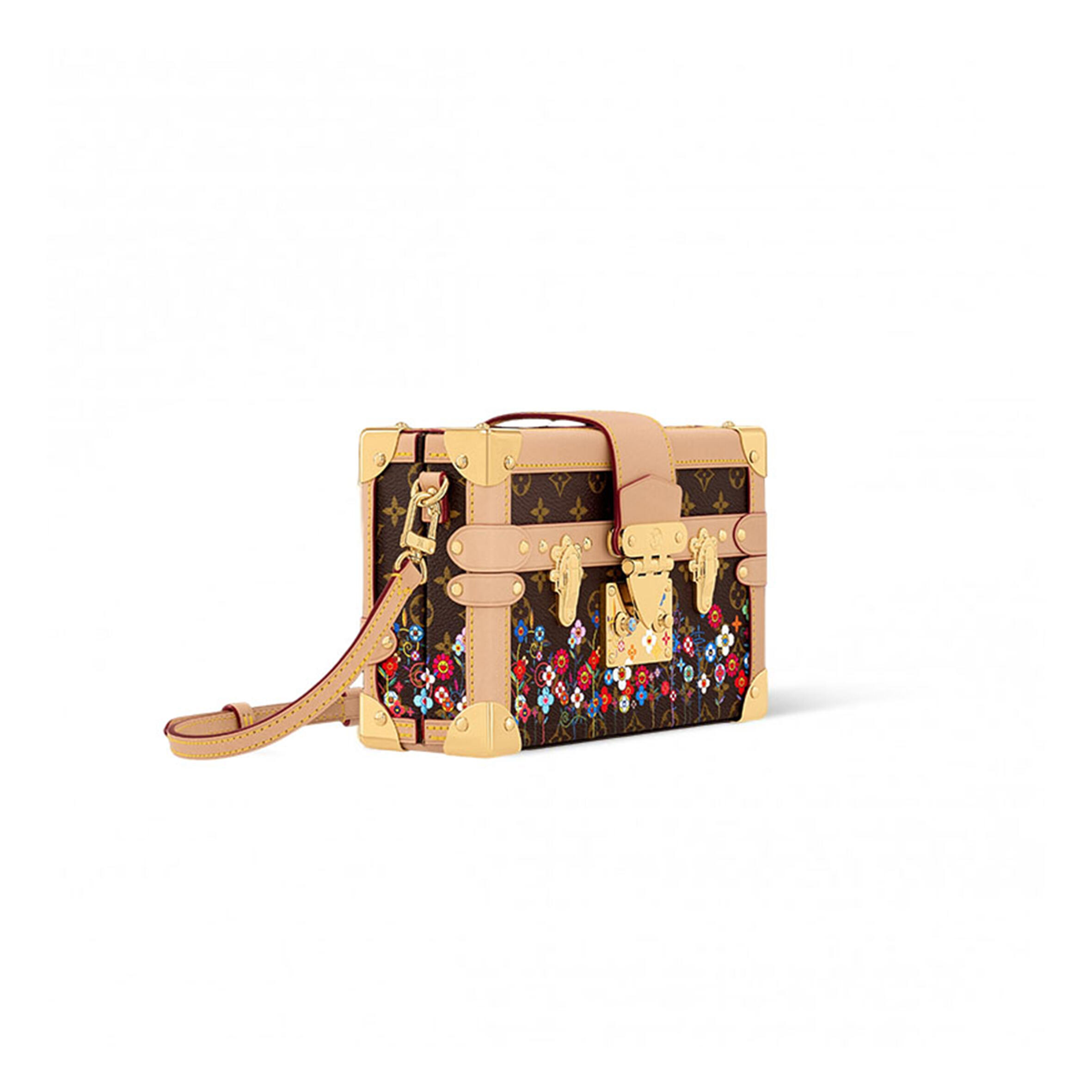 l0vis Vvtt0n master murakam lv x tm petite malle monogram m13667 (20*12.5*6cm)